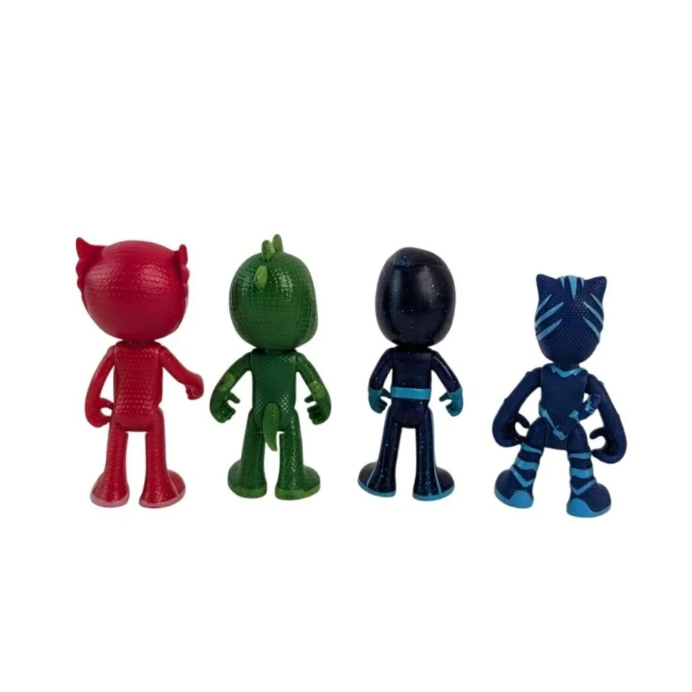 PJ Masks Green Gekko Mobile Vehicle w/Figures Catboy Owlette Gekko & Night Ninja